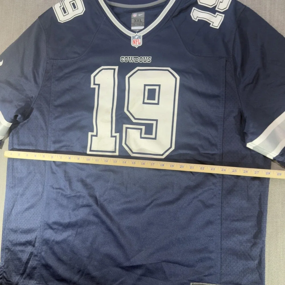 Dallas Cowboys Jersey Mens 3XL Blue NFL Football Amari Cooper 19 Nike On Field